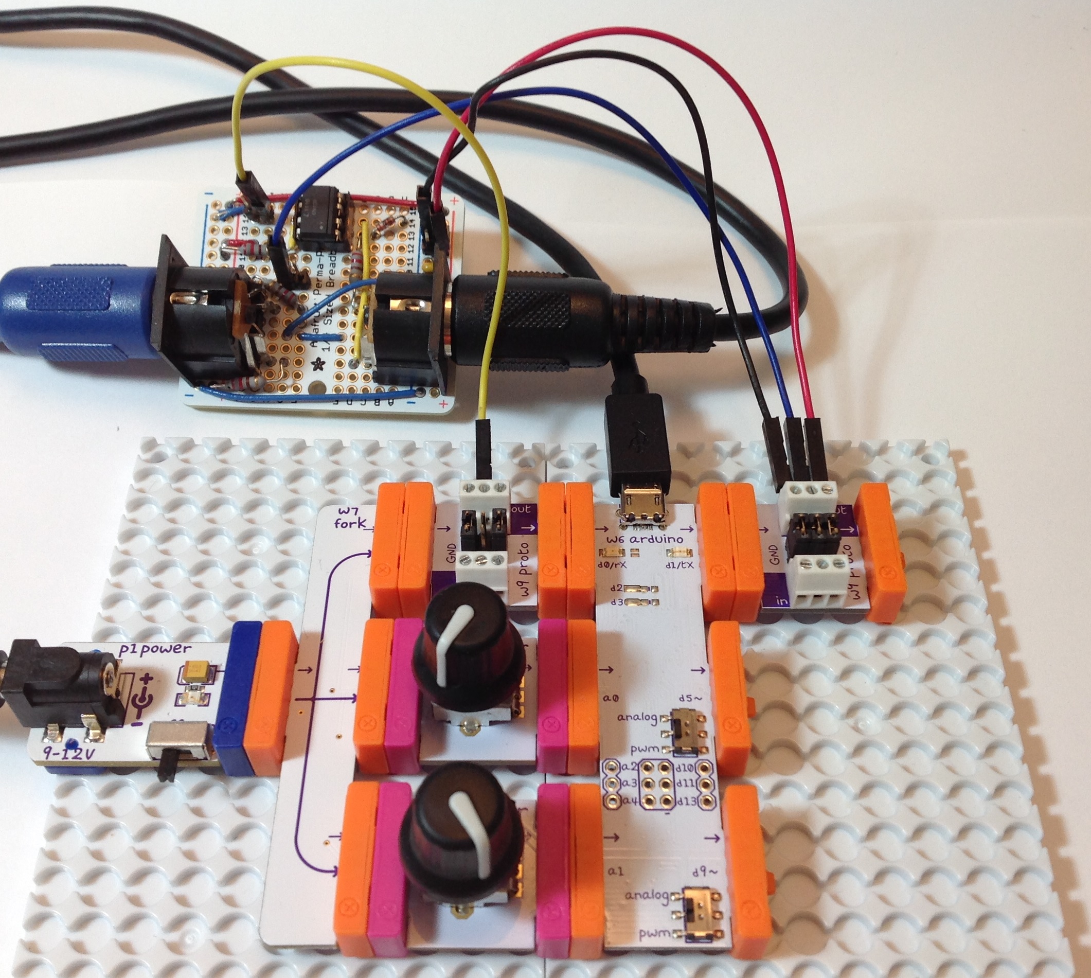 Varme Dolke bud littleBits Arduino MIDI interface | Sand, software and sound