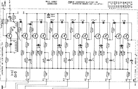 Farfisa Mini Compact Schematic